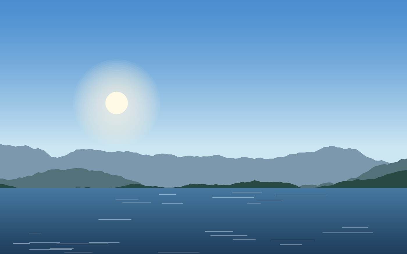 Landschaftsillustration