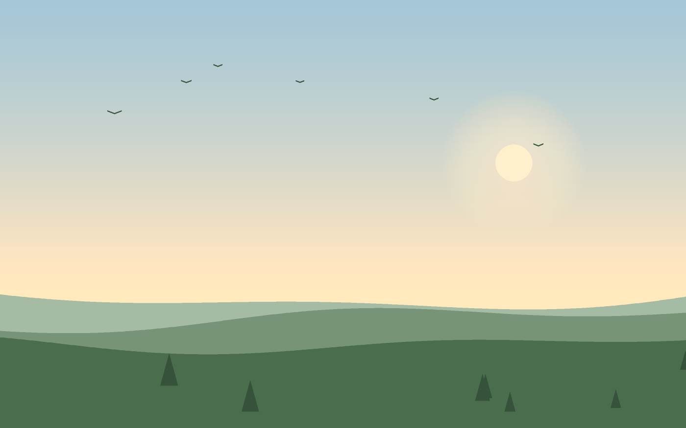 Landschapsillustratie