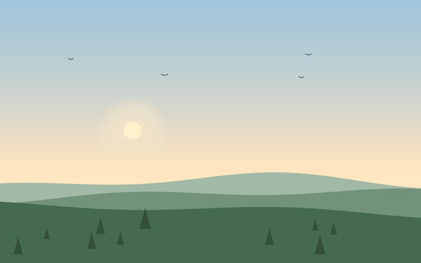 Landschaftsillustration