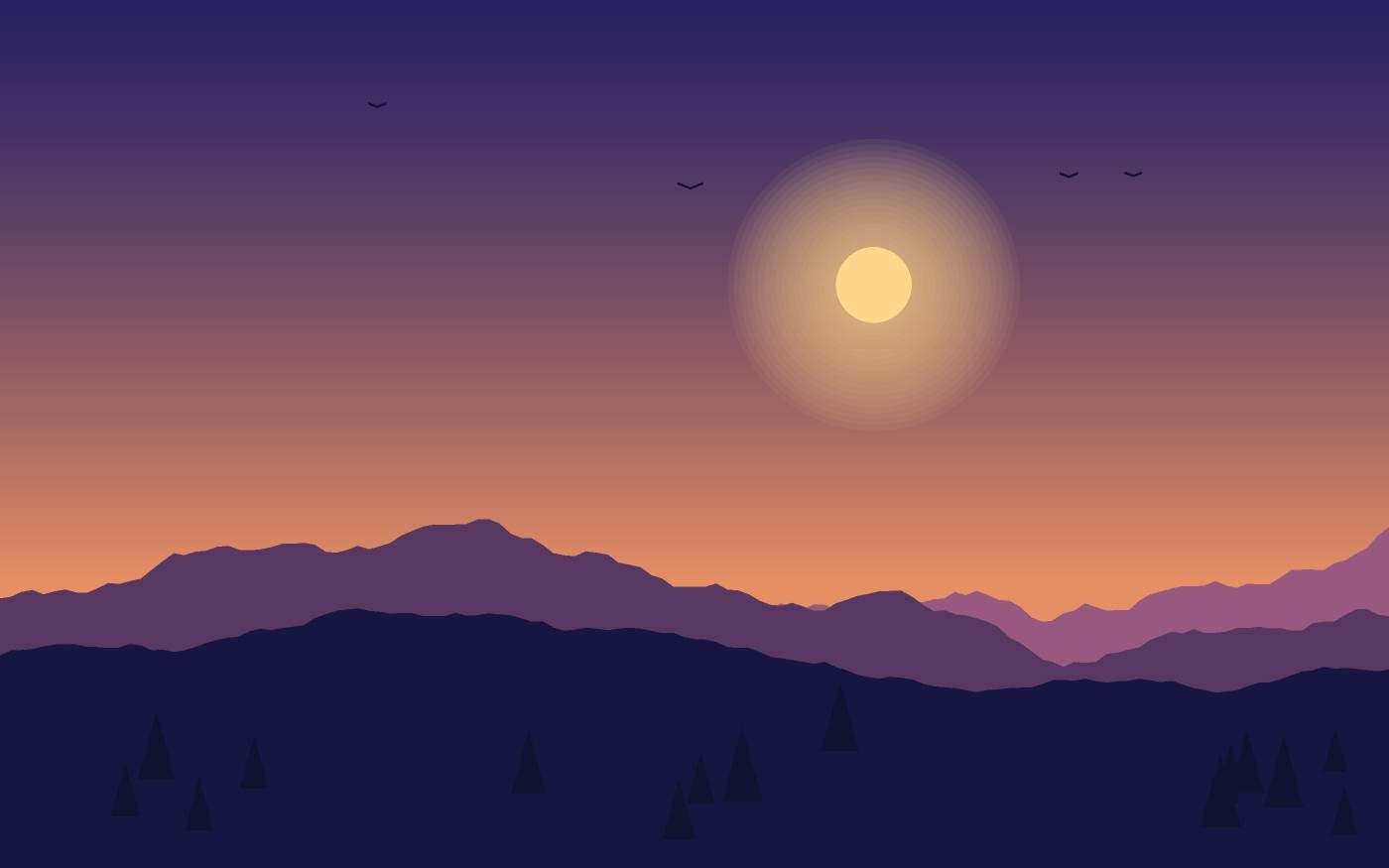 Landschaftsillustration