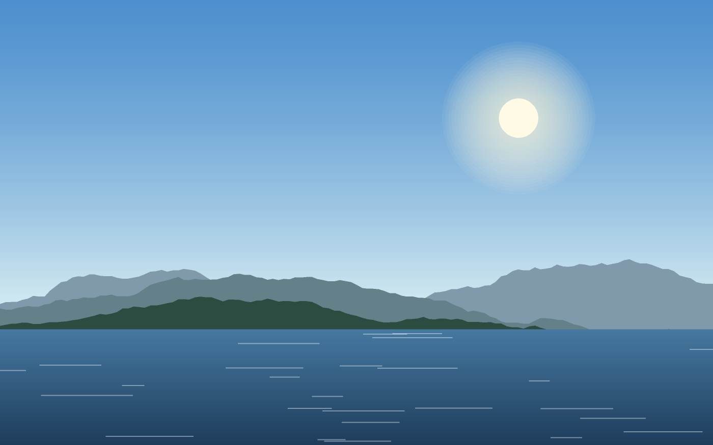 Landschaftsillustration