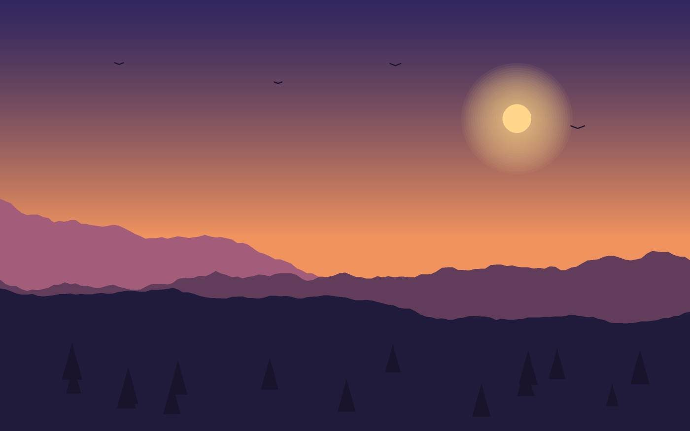 Landschaftsillustration