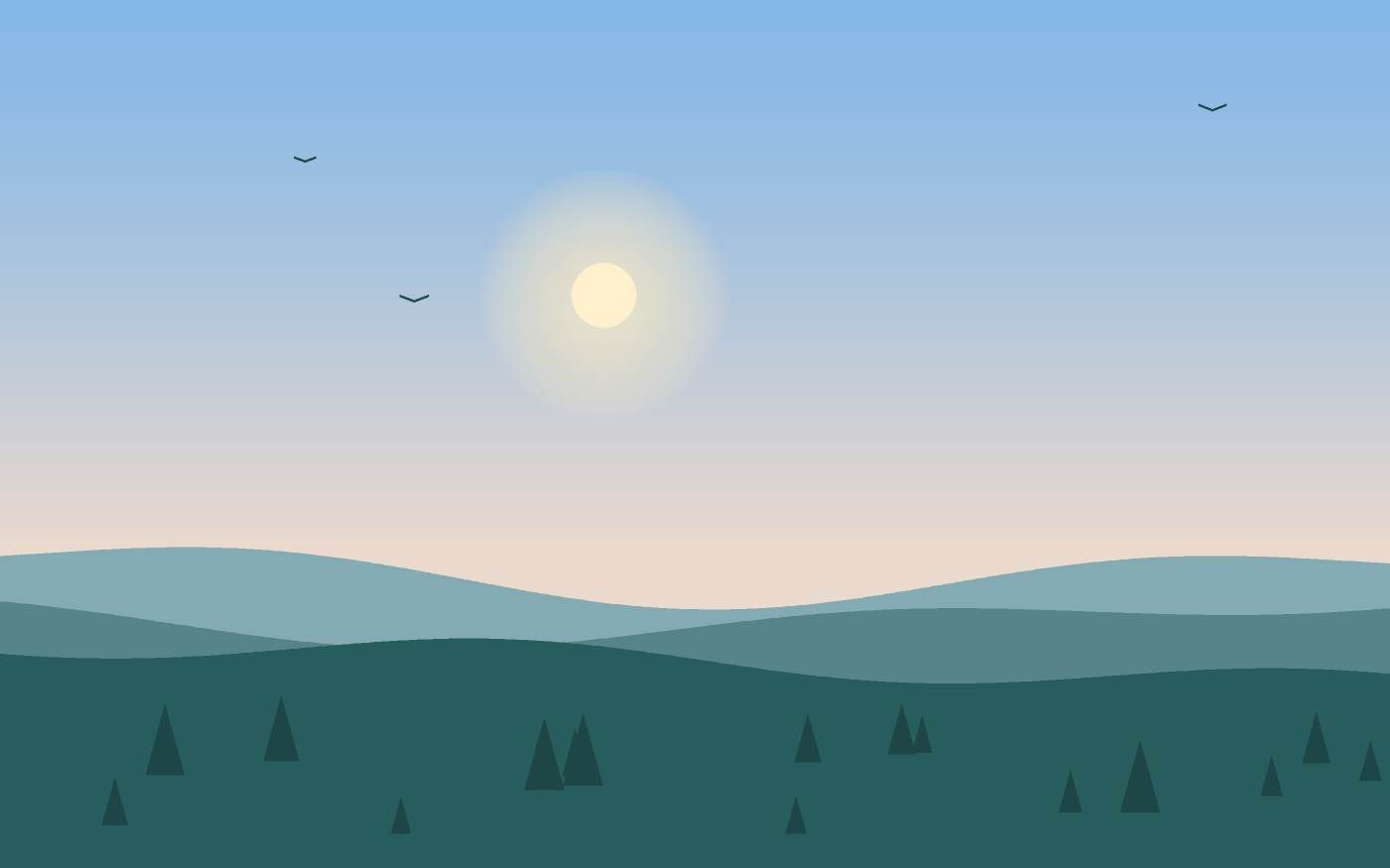 Ilustración de un paisaje