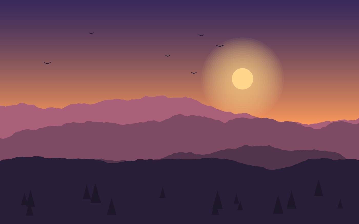 Illustration de paysage