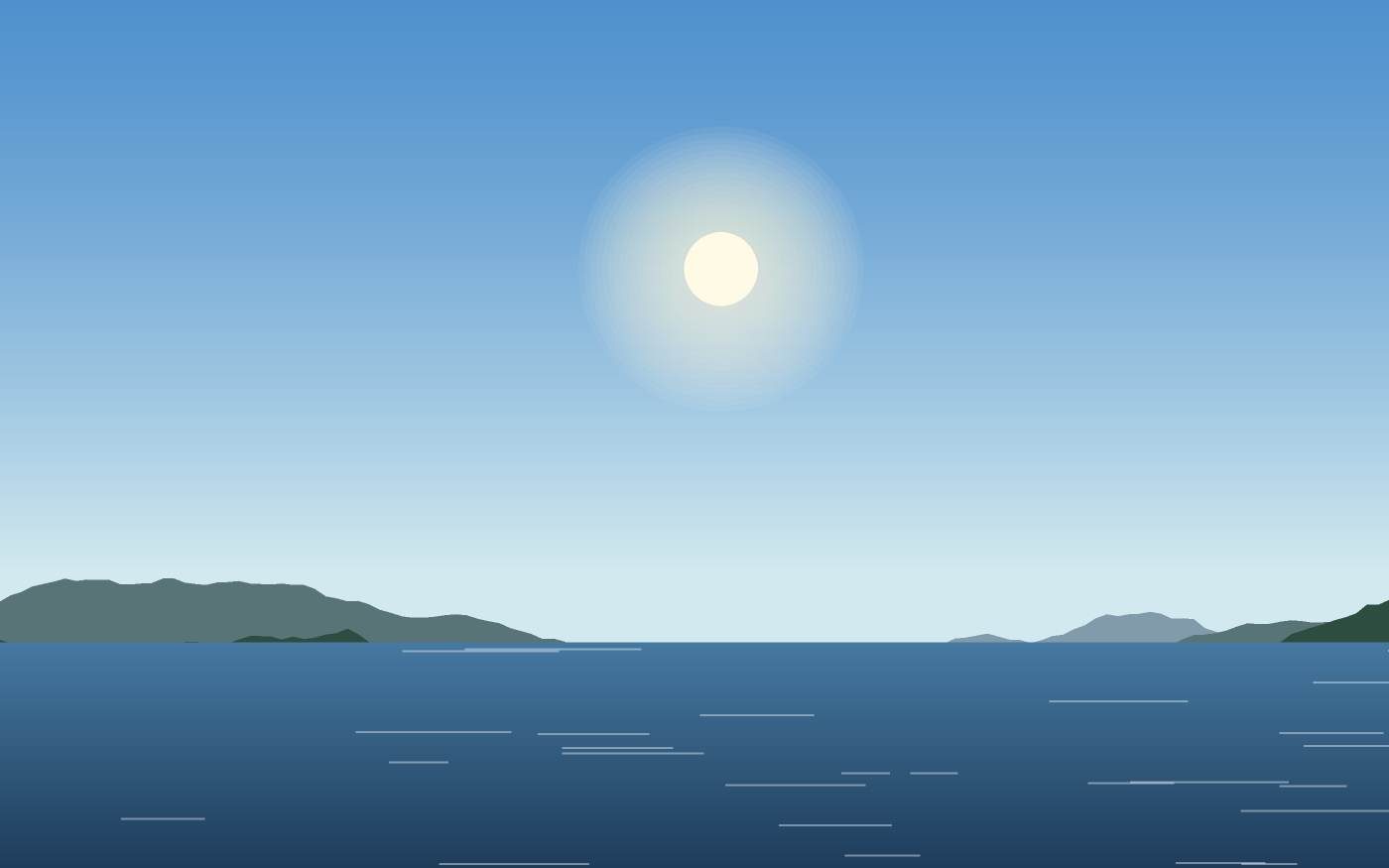 Illustrazione di un paesaggio