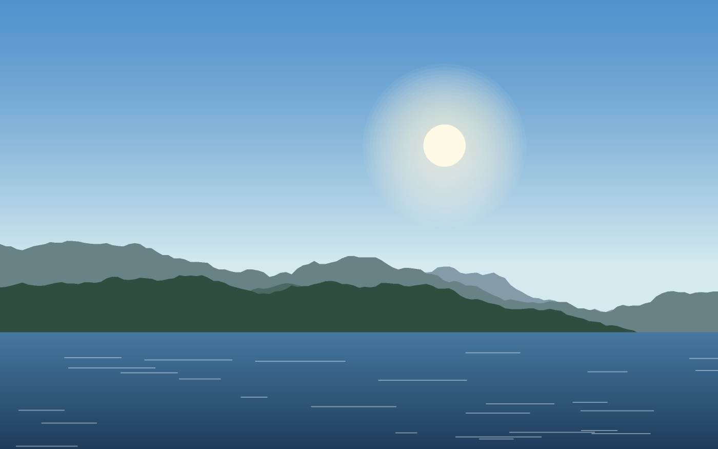 Landschapsillustratie
