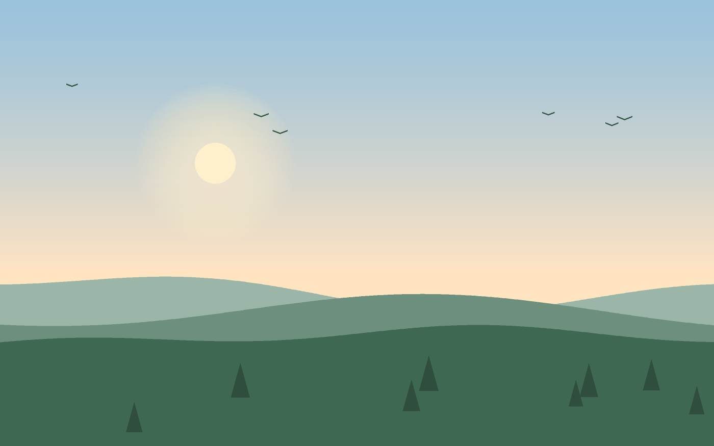 Landschapsillustratie